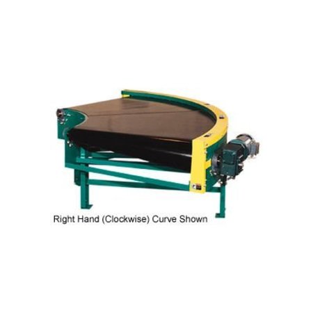 OMNI METALCRAFT Omni Power Turn Belt Conveyor 12"W 90 Degree Right Curve 36 Degree Radius 3/4 HP BCCU-PT36-90RH